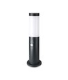 Lampe de jardin V-Tac noire - 45 cm, IP44 extérieur, capteur PIR, douille E27, sans source lumineuse