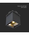 Applique murale solaire LED 9W - Détecteur PIR