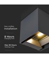 Applique murale solaire LED 9W - Détecteur PIR