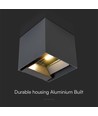 Applique murale solaire LED 9W - Détecteur PIR