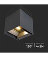 Applique murale solaire LED 9W - Détecteur PIR