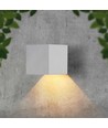 Applique murale solaire LED 3W - IP65, Blanc, détecteur