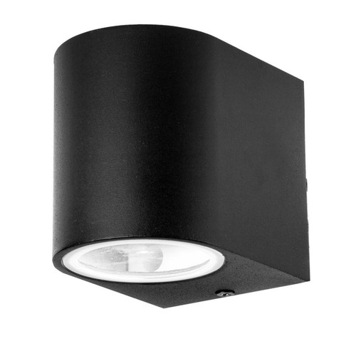 Applique murale ronde GU10 - IP44 extérieur, sans source lumineuse