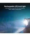 V-Tac lampe LED 10W - 1000 lumens, rechargeable, IP54