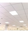 Dalle LED 60x60, 25W - Hauteur: 33mm, 180lm/w, bord blanc