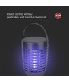 Lampe anti-insectes solaire V-Tac - Noir, 3-en-1, IP24