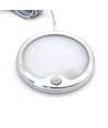 Spot pour meuble Sono60s Ø6cm - 12V DC, Dimensions : Ø6 cm, montage en saillie, capteur, acier brossé