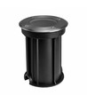 Lukka Connect spot encastré - Rond, Alu, GU10, câblage traversant