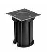 Lukka Connect spot encastré - Carré, Alu, GU10, câblage traversant