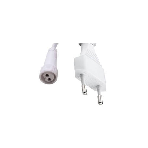 Câble de 150 cm pour prise électrique standard - Compatible avec LEDlife 10W et 18W IP65 luminaire LED, IP65