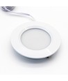 Lot de 3 spots pour meubles Reco68 - Blanc mat, avec alimentation incluse