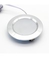 Lot de 3 spots pour meubles Reco68 dimmables - Acier brossé, avec alimentation dimmable
