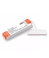 Lot de 3 spots pour meubles Reco68 dimmables - Acier brossé, avec alimentation dimmable