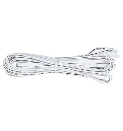 Câble de rallonge pour capteur PIR - 5m, pour kit LED d'escalier, blanc