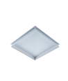 Cadre de puits de lumière pour panneau LED 60x60 - Effet fenêtre de toit élégant, bord blanc