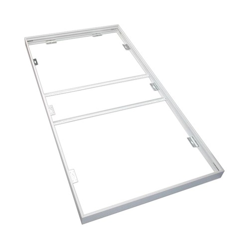 Cadre V-Tac pour panneau LED 120x60 - Montage facile avec vis, bord blanc