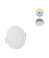 Panneau LED encastrable Smart Home 12W - Tuya/Smart Life, Google Home et application, perçage : Ø15,5 cm, dimensions : Ø16,2 cm