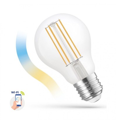 Ampoule LED 5W Smart Home - Tuya/Smart Life, compatible Google Home, Alexa et smartphones, A60, E27