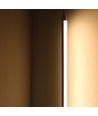Réglette LED 120cm 18W, câblage traversant - IP65, Ø25mm