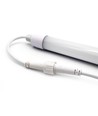 Réglette LED 60cm 10W, câblage traversant - IP65, Ø2,5cm