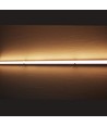 Réglette LED 60cm 10W, câblage traversant - IP65, Ø2,5cm