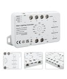 Kit ruban LED COB pour escalier, 11W par marche - 24V DC, IP20, Jusqu'à 16 marches, avec capteur + télécommande