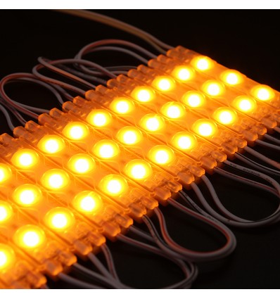 Module LED 1,1W - 12V DC, IP66, étanche jaune, idéal pour enseignes et solutions spéciales