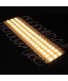Module LED 1,1W par pièce blanc chaud étanche - 12V DC, IP66, parfait pour les enseignes et solutions spéciales