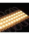 Module LED 1,1W par pièce blanc chaud étanche - 12V DC, IP66, parfait pour les enseignes et solutions spéciales