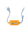Contrôleur RGB 230V CLIP-ON - Incl. bouchon de fin, pour 230V, fonction mémoire, télécommande infrarouge, 100 m