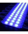 Module LED bleu étanche - 1,1W par pièce, IP66, 12V, Parfait pour enseignes et solutions spéciales