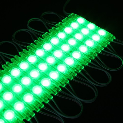 Module LED 1,1W - 12V DC, IP66, étanche vert, parfait pour les enseignes et solutions spéciales