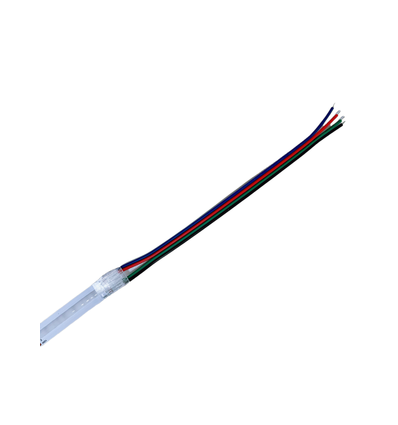 Connecteur de bande LED pour fils détachés - 12mm, RGB+CCT COB, IP20, 5V-24V