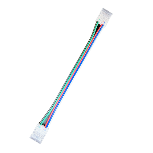 Connecteur avec câble pour bande LED - 12 mm, RGB+CCT COB, IP20, 5V-24V