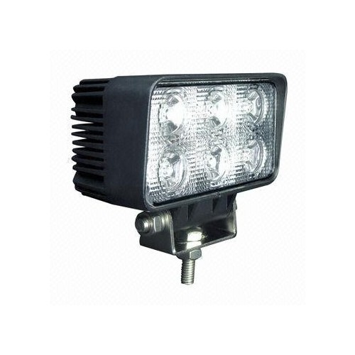 Phare de travail LED 18W, 12V / 24V - Blanc froid, voiture, camion, tracteur, remorque, véhicules d'urgence