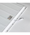 Panneau LED 36W Zigbee CCT Smart Home - Hauteur: 25mm, 60x60, CCT, bord blanc