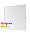 Panneau LED 36W Zigbee CCT Smart Home - Hauteur: 25mm, 60x60, CCT, bord blanc