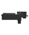 Éclairage de secours LED 3W pour rail triphasé - Noir, batterie 3 heures