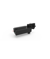 Éclairage de secours LED 3W pour rail triphasé - Noir, batterie 3 heures