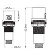 Capteur de lumière du jour V-Tac - Compatible LED, blanc, 1-10V, IP20