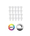 20 pcs spots encastrés Inno88 - Incl. 6W RA97 GU10, blanc mat, IP44, approuvé pour isolation