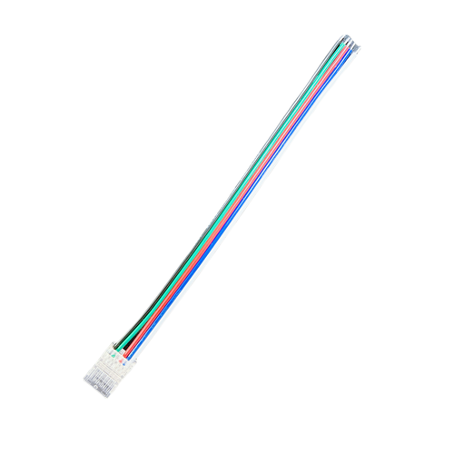 Connecteur de démarrage pour bande LED - 12 mm, RGB+W COB, IP20, 5V-24V