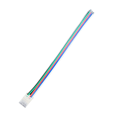 Connecteur de démarrage pour bande LED - 12 mm, RGB+W COB, IP20, 5V-24V