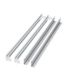 Cadre pour panneau LED 60x60 - Montage rapide, coins en plastique, sans vis apparentes, bord blanc