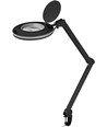 Lampe loupe LED avec pince x1,75 9W - Noir