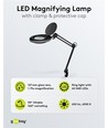 Lampe loupe LED avec pince 8W - Noir