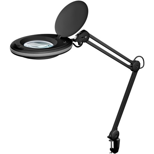 Lampe loupe LED avec pince 8W - Noir