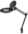 Lampe loupe LED avec pince 8W - Noir