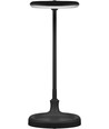 Lampe loupe LED avec col de cygne 6W - Noir, lampe de bureau, pince