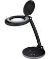 Lampe loupe LED 6W - Noir, lampe de bureau